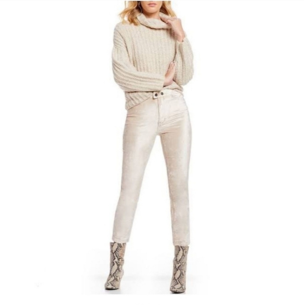 Free People Sweet Jane Velvet Skinny Jeans Pants - Picture 3 of 9